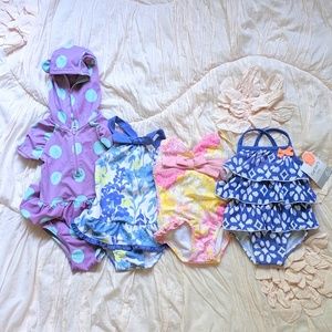 Bundle of 6-12 Months Baby Swimsuits